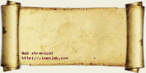 Isak Perčević vizit kartica